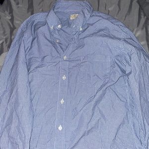 Large, Blue and White J.crew Button Down, Formal     Menswear
